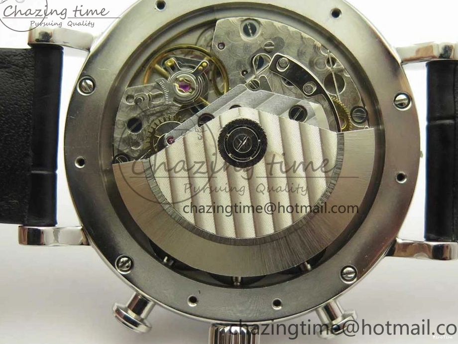 MIROTIME 0129 Snug Portofino IW391022 SS ZK 1:1 Best Edition White Dial Gold Markers On Black Leather Strap A 7130